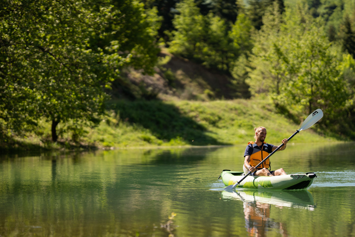 Family inflatable kayak rentals for 1, 2, or 3 paddlers—delivered to lake docks, vacation homes, and campsites in Whitefish, Echo Lake, Swan Lake, Flathead Lake, and across the Flathead Valley, Montana. Rent at MontanaBoarders.com. Paddle lessons at MontanaBoardingSchool.com