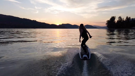  Electric wakeboard rental on Whitefish Lake. Rent with delivery, setup, training by MontanaBoarders.com and private lessons by MontanaBoardingSchool.com.