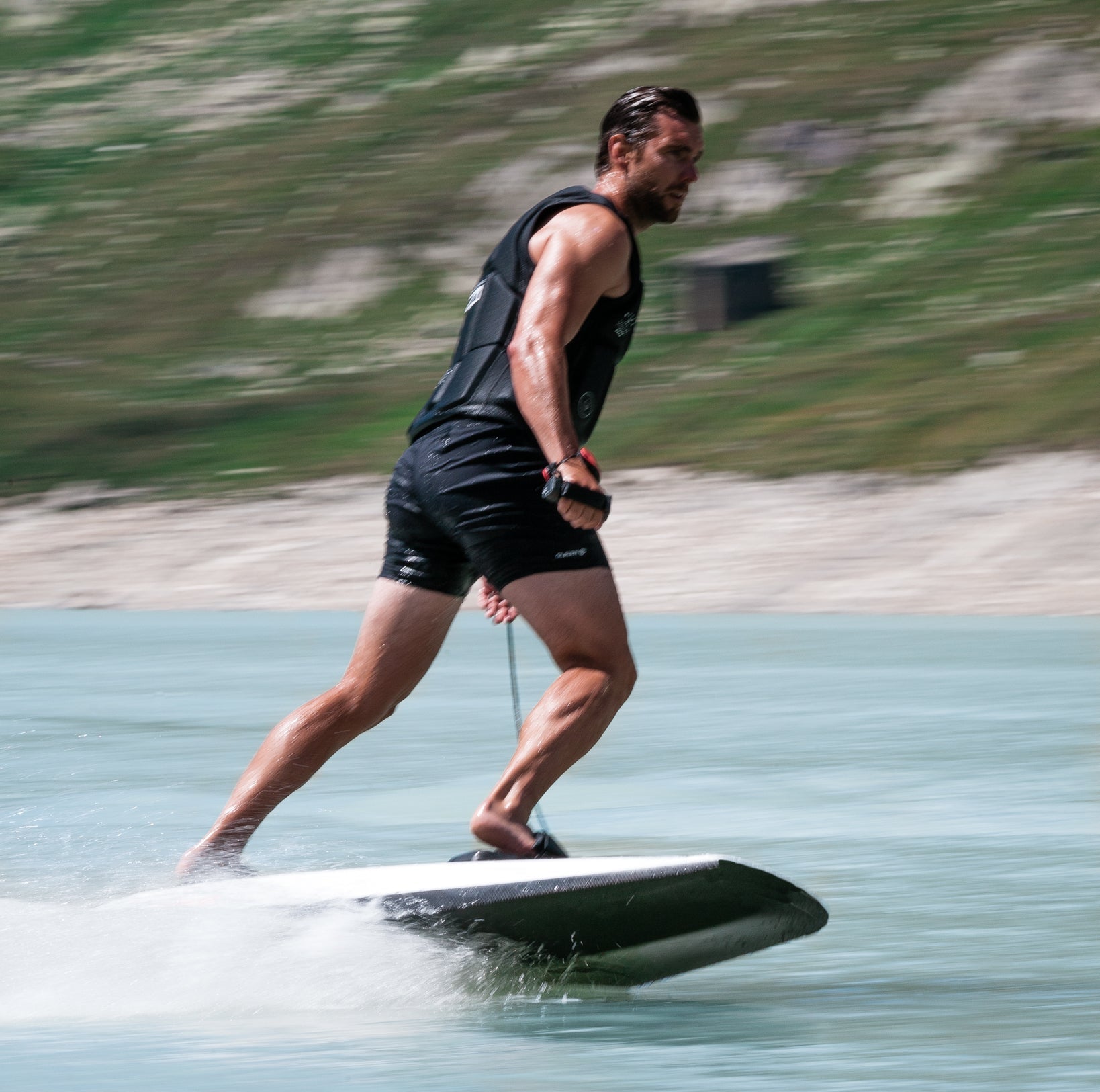 Learn to jetboard at MontanaBoardingSchool.com or contact MontanaBoarders.com for daily and weekly electric wakeboarding rentals in the Flathead Valley.