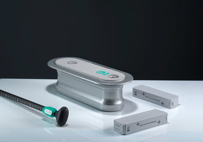 Battery and thruster unit for SipaBoards self-inflating electric paddleboard rental with built-in propulsion and Bluetooth remote, delivered dockside in Flathead Valley.